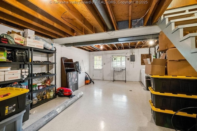 1013 Walnut Rd Unit 4, Charleston, WV 25314 - basement with stairs