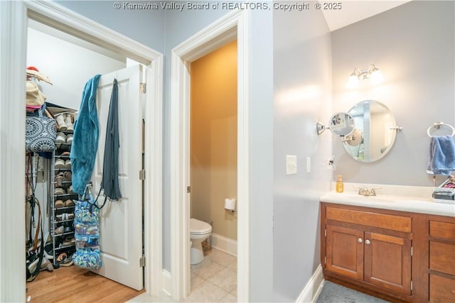 365 Tyler Way, Scott Depot, WV 25560 - bathroom featuring vanity and a spacious closet