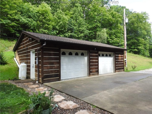 5609 Hurricane Creek Rd, Hurricane, WV 25526 - view of garage