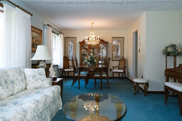 35 Belpac Cir, Logan, WV 25601 - living area with a chandelier and carpet