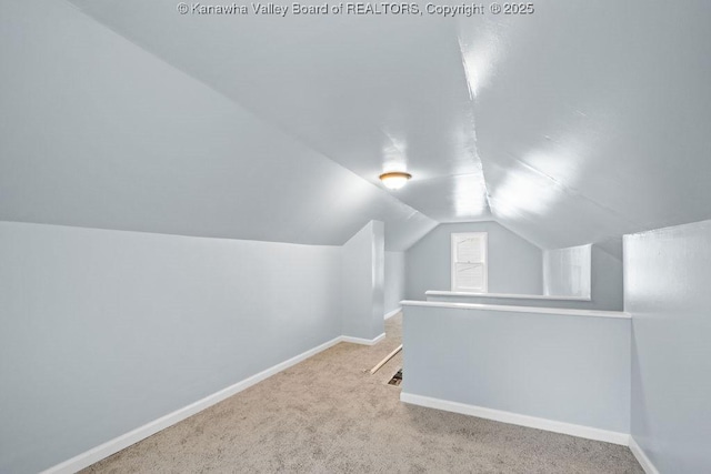 528 Medina St, Charleston, WV 25302 - bonus room with lofted ceiling and carpet flooring