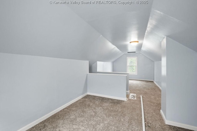 528 Medina St, Charleston, WV 25302 - bonus room with carpet floors and vaulted ceiling