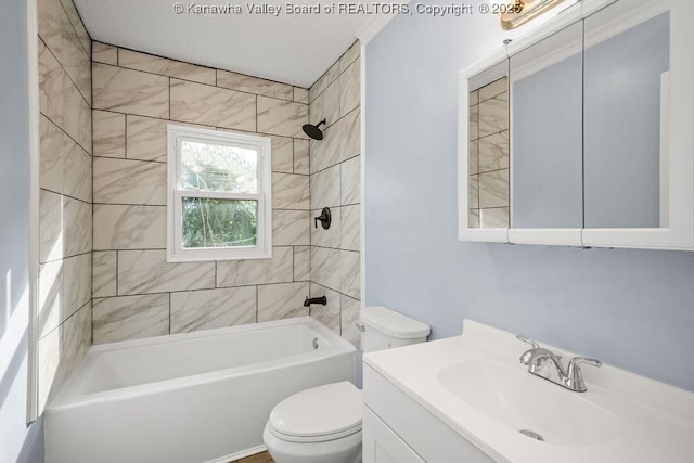528 Medina St, Charleston, WV 25302 - bathroom with vanity and tub / shower combination