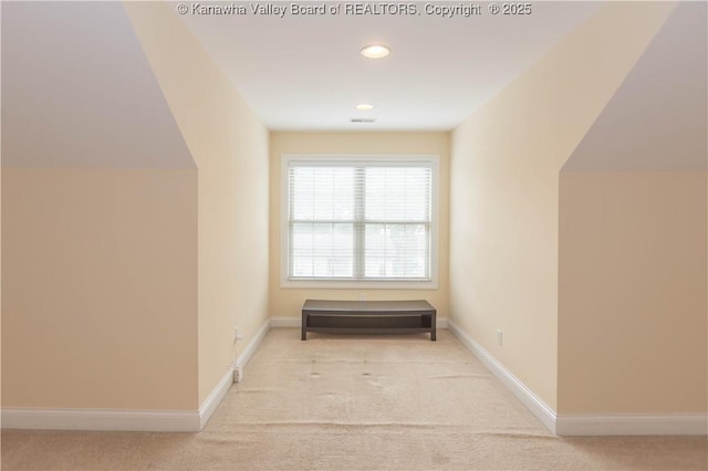 705 Christian Dr, Charleston, WV 25314 - hallway with carpet and recessed lighting