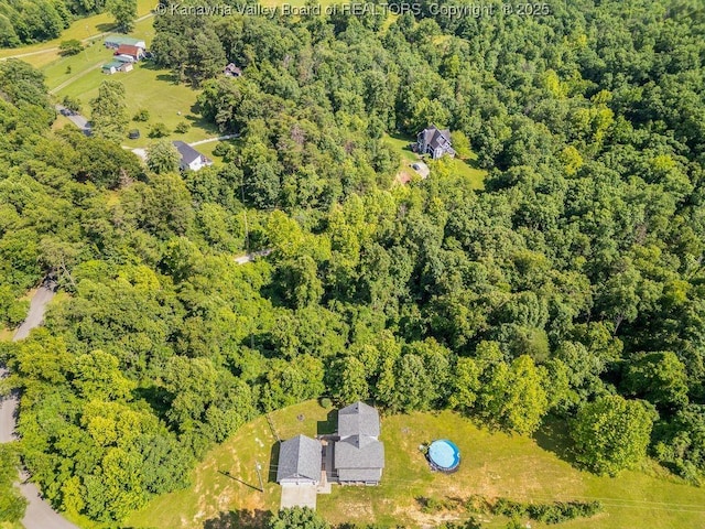 4862 Mont Union Rd, Fraziers Bottom, WV 25082 - drone / aerial view of a forest