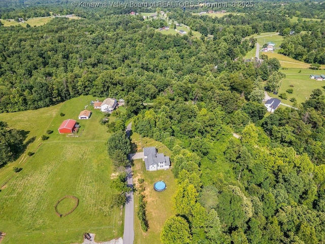 4862 Mont Union Rd, Fraziers Bottom, WV 25082 - view of property location featuring a forest