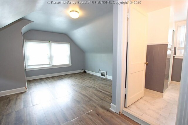 4312 Lancaster Ave, Charleston, WV 25304 - bonus room featuring vaulted ceiling and wood finished floors