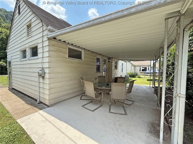 4312 Lancaster Ave, Charleston, WV 25304 - view of patio with outdoor dining space