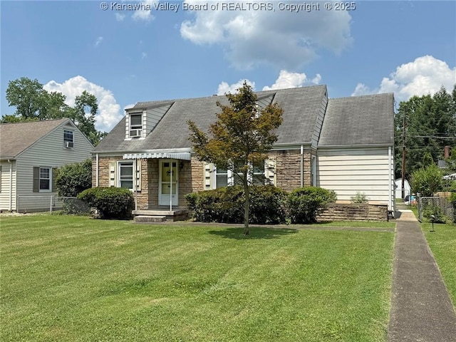 4312 Lancaster Ave, Charleston, WV 25304 - cape cod house featuring stone siding and roof with shingles
