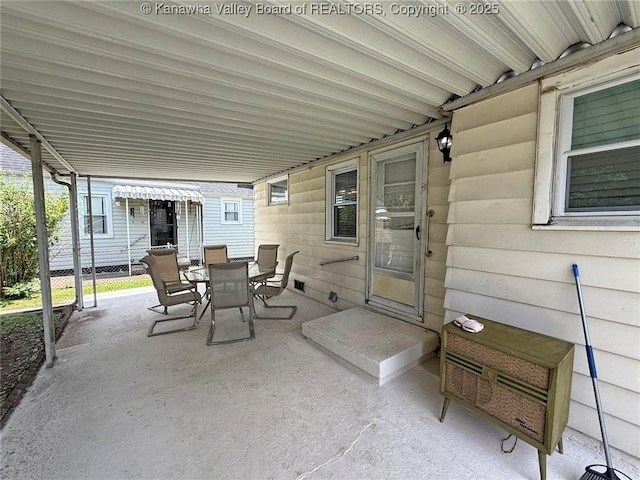 4312 Lancaster Ave, Charleston, WV 25304 - view of patio with outdoor dining area