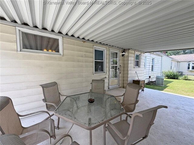 4312 Lancaster Ave, Charleston, WV 25304 - view of patio with outdoor dining area