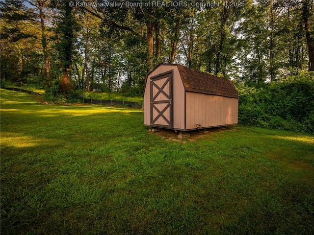 150 Timberlake Cir, Scott Depot, WV 25560 - view of shed with view of wooded area