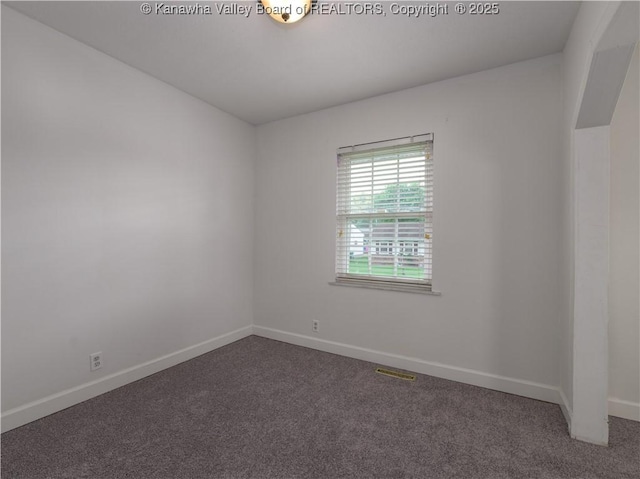 123 Dodd St, Poca, WV 25159 - carpeted spare room with baseboards