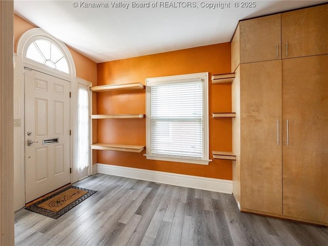 623 11th Ave, Huntington, WV 25701 - foyer featuring wood finished floors and baseboards