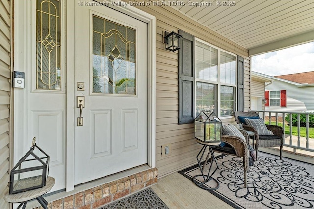 1 Hammock Oak Ct, Scott Depot, WV 25560 - property entrance featuring a porch