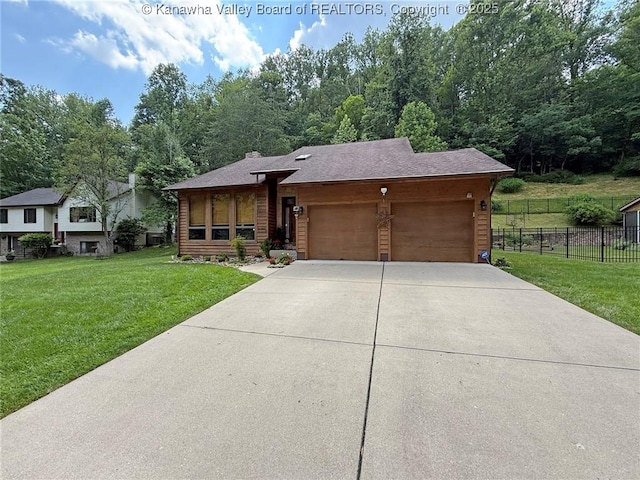 119 Falls Run Rd, Charleston, WV 25311 - view of front of home with an attached garage and driveway