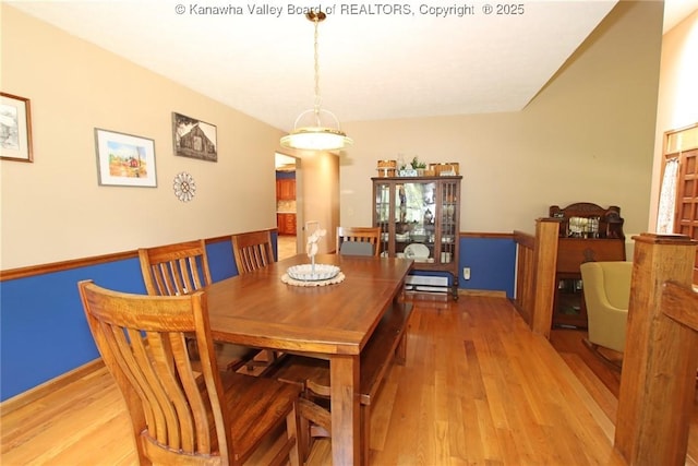119 Falls Run Rd, Charleston, WV 25311 - dining space with light wood finished floors