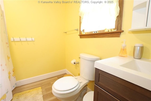 119 Falls Run Rd, Charleston, WV 25311 - full bath with vanity and wood finished floors