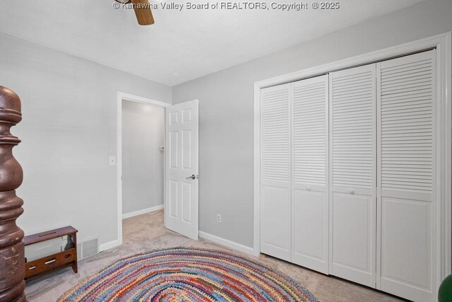 128 Westland Ests, Winfield, WV 25213 - sitting room featuring carpet floors and a ceiling fan