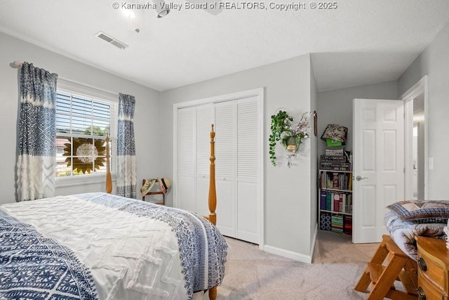 128 Westland Ests, Winfield, WV 25213 - bedroom featuring light carpet and a closet