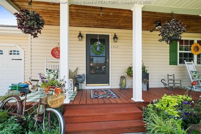 128 Westland Ests, Winfield, WV 25213 - doorway to property featuring covered porch