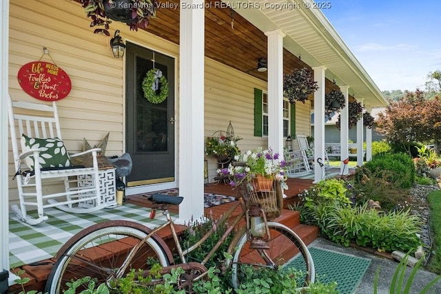 128 Westland Ests, Winfield, WV 25213 - entrance to property featuring a porch