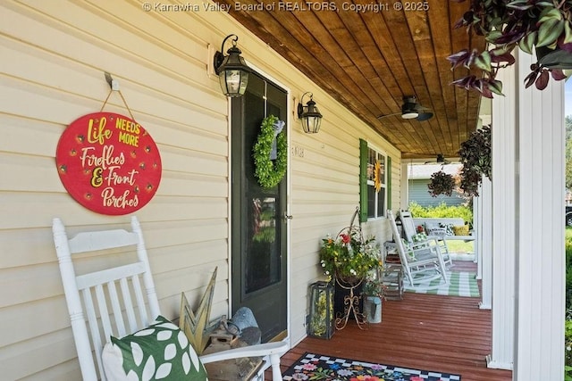 128 Westland Ests, Winfield, WV 25213 - property entrance featuring covered porch