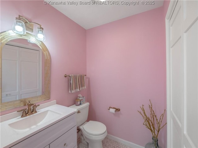 52 Cedar Dr, Hurricane, WV 25526 - bathroom with vanity and toilet