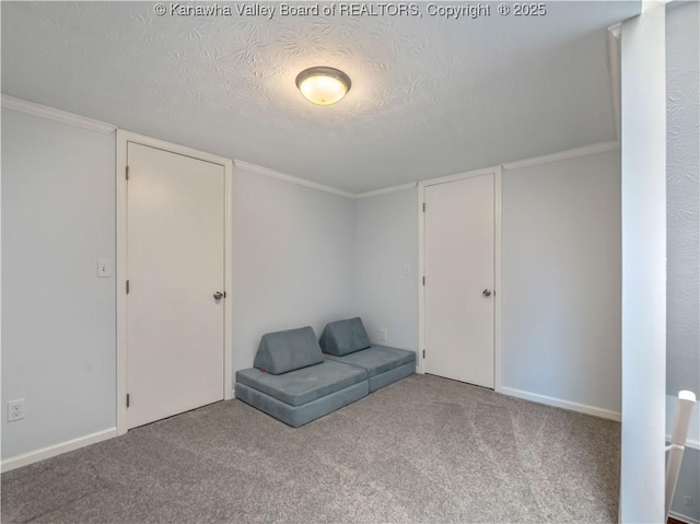 52 Cedar Dr, Hurricane, WV 25526 - unfurnished room with a textured ceiling and carpet floors