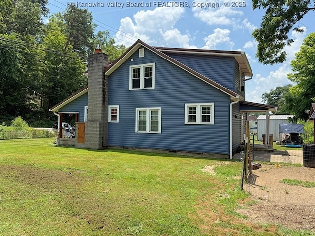 1255 Johns Creek Rd, Milton, WV 25541 - view of home's exterior featuring crawl space
