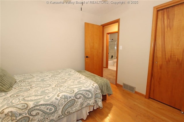1412 Wilkie Dr, Charleston, WV 25314 - bedroom with wood finished floors and a closet