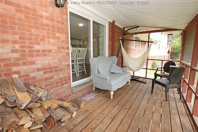 1412 Wilkie Dr, Charleston, WV 25314 - view of wooden terrace