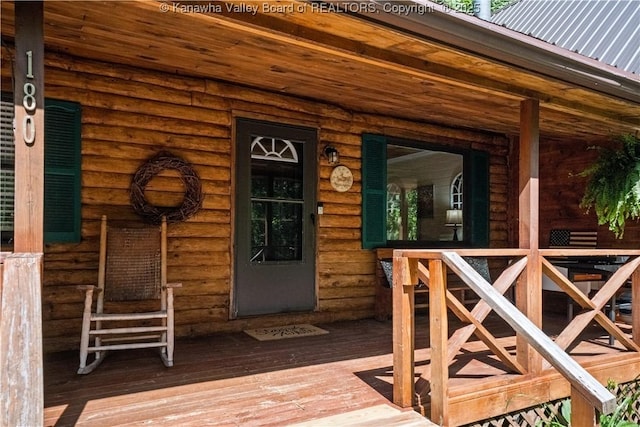 180 Tryphenia Rd, Hurricane, WV 25526 - view of wooden terrace