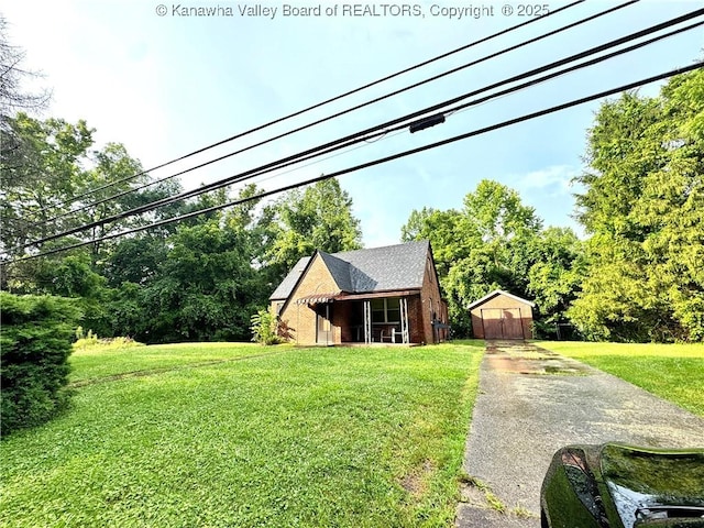 17739 US Route 60, Culloden, WV 25510 - view of green lawn featuring an outdoor structure