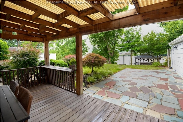 1516 Fenton Cir, Nitro, WV 25143 - deck featuring a patio area