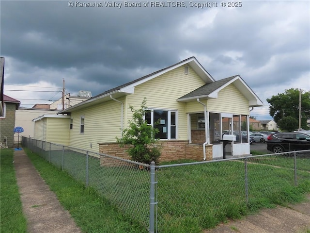 4808 Kentucky St, South Charleston, WV 25309 - view of home's exterior featuring a sunroom