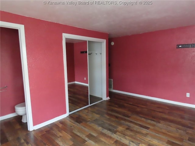 4808 Kentucky St, South Charleston, WV 25309 - unfurnished bedroom with wood finished floors and a closet