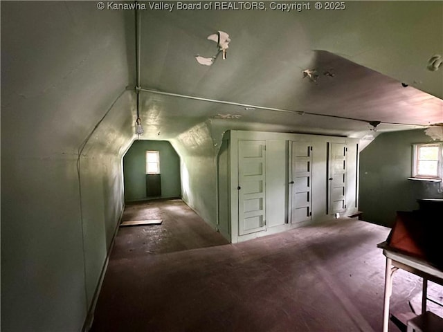 5430 Virginia Ave SE, Charleston, WV 25304 - additional living space featuring lofted ceiling