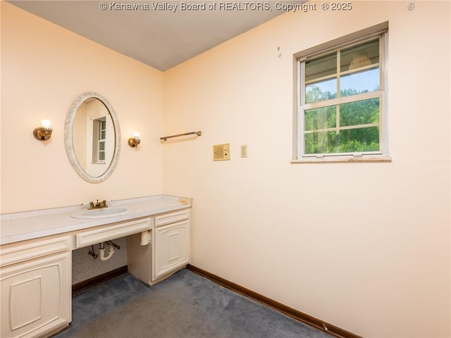 1846 Scott Depot Rd, Scott Depot, WV 25560 - bathroom featuring vanity and baseboards