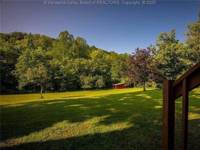 1846 Scott Depot Rd, Scott Depot, WV 25560 - view of grassy yard with a view of trees