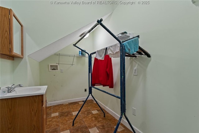 1155 Pike St, Milton, WV 25541 - washroom featuring cabinet space and washer hookup