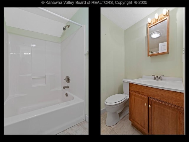 1155 Pike St, Milton, WV 25541 - full bathroom with vanity and tub / shower combination