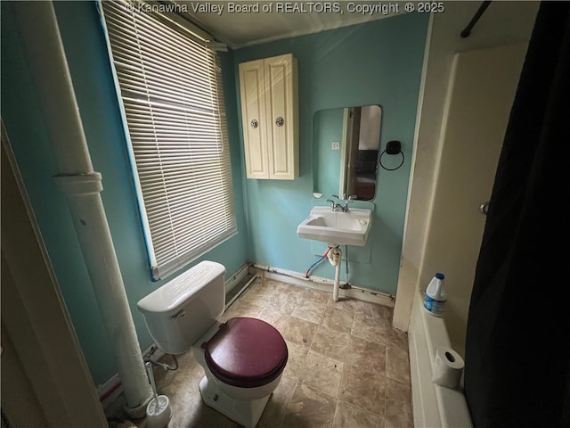 7001/2 Buffington St, Huntington, WV 25702 - full bath with toilet and a sink