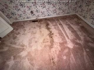 873 Woods Dr, Saint Albans, WV 25177 - detailed view of wallpapered walls