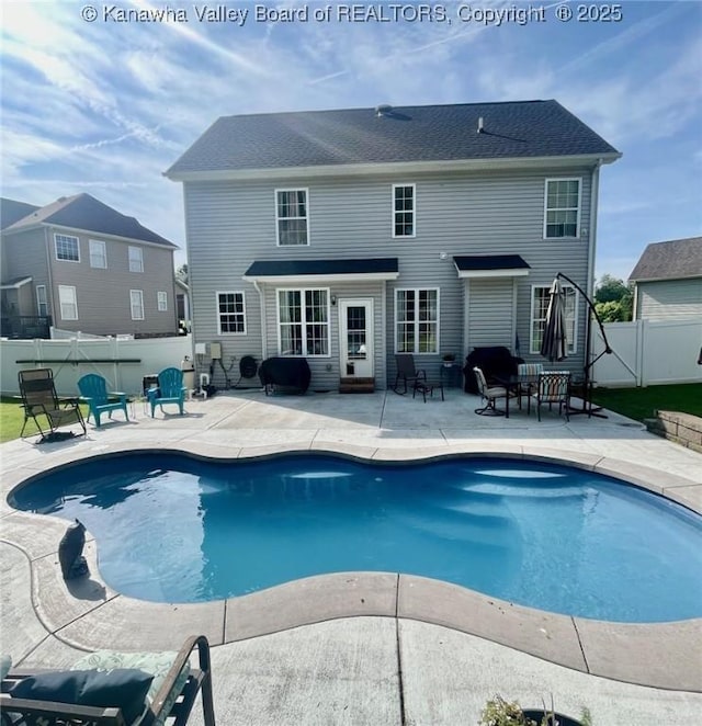 4052 Farmington Dr, Hurricane, WV 25526 - view of pool featuring a patio area and a fenced backyard