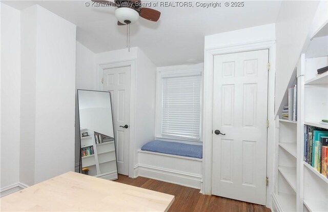 1212 10th St, Huntington, WV 25701 - bedroom featuring wood finished floors and a ceiling fan