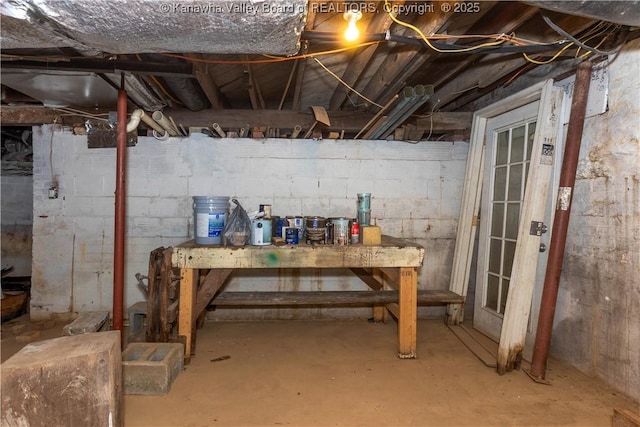 1212 10th St, Huntington, WV 25701 - view of unfinished basement