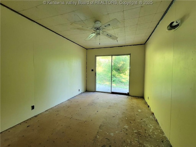 807 Honeysuckle Rd, Elkview, WV 25071 - spare room with a ceiling fan