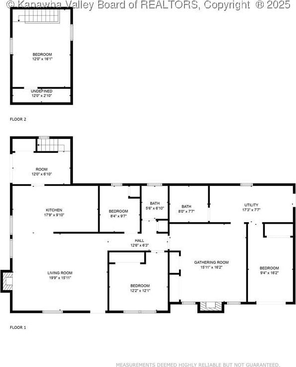 807 Honeysuckle Rd, Elkview, WV 25071 - view of room layout