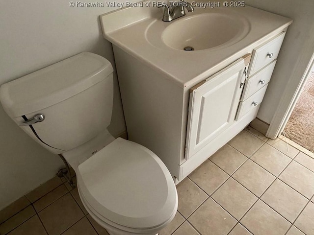134 Ferguson Ct, Huntington, WV 25701 - bathroom featuring tile patterned flooring and vanity